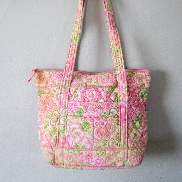 "Petal Pink" Shoulder Tote Bag (Retired Print) - Picture 1 of 7